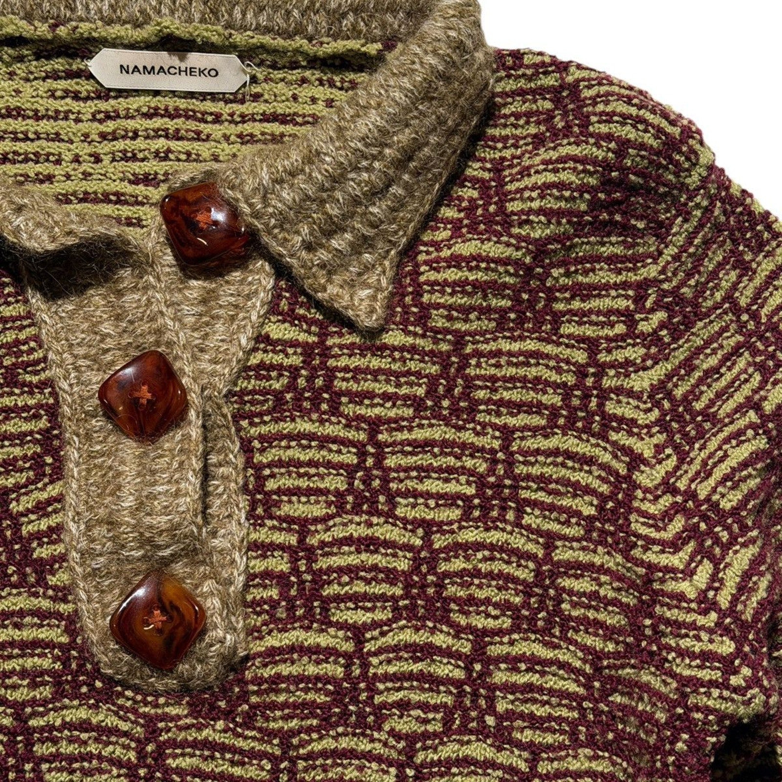 Cashmere Wool Swey Polo Sweater