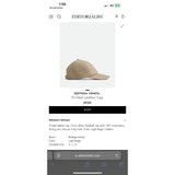 Leather printed hat
