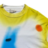 Multicolor spray paint graphic long sleeve