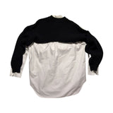 Double arm knit button down