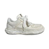 Melted sole Wayne washed canvas sneaker
