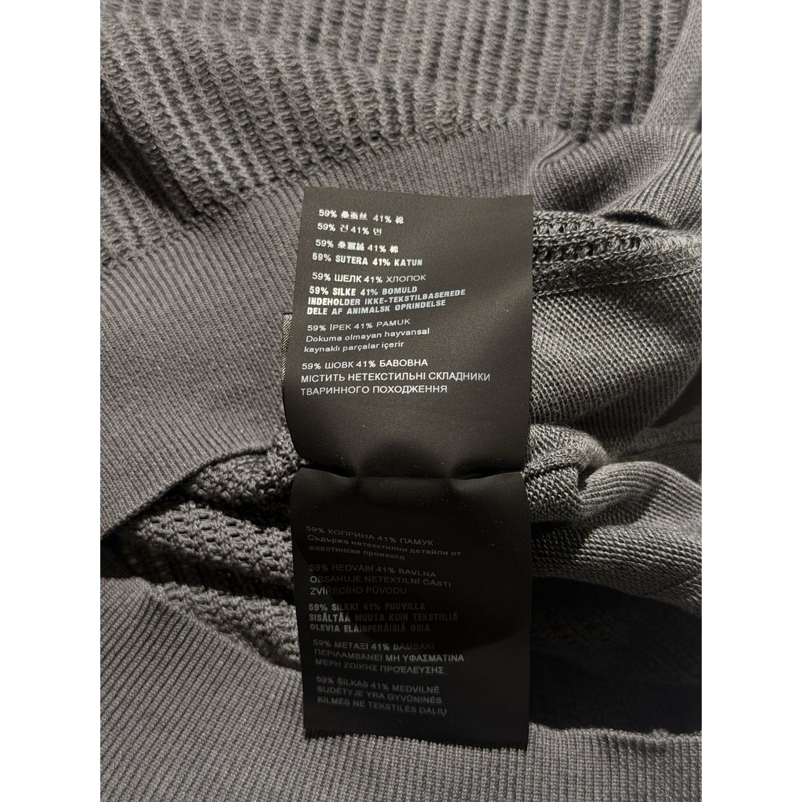 Silk / cotton mesh polo