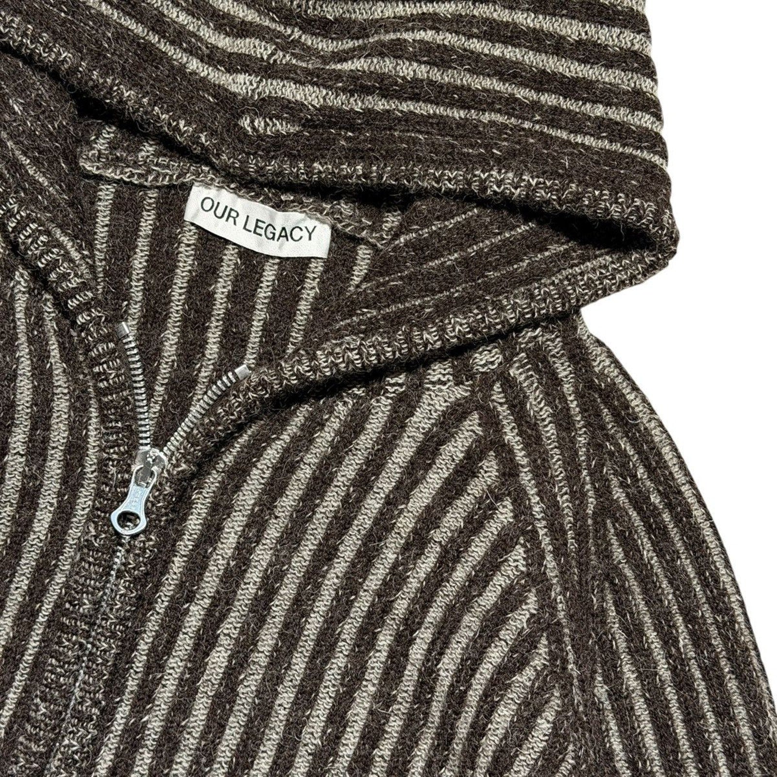 Wool striped Level hoodie