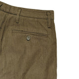Wool military cuff pant pant