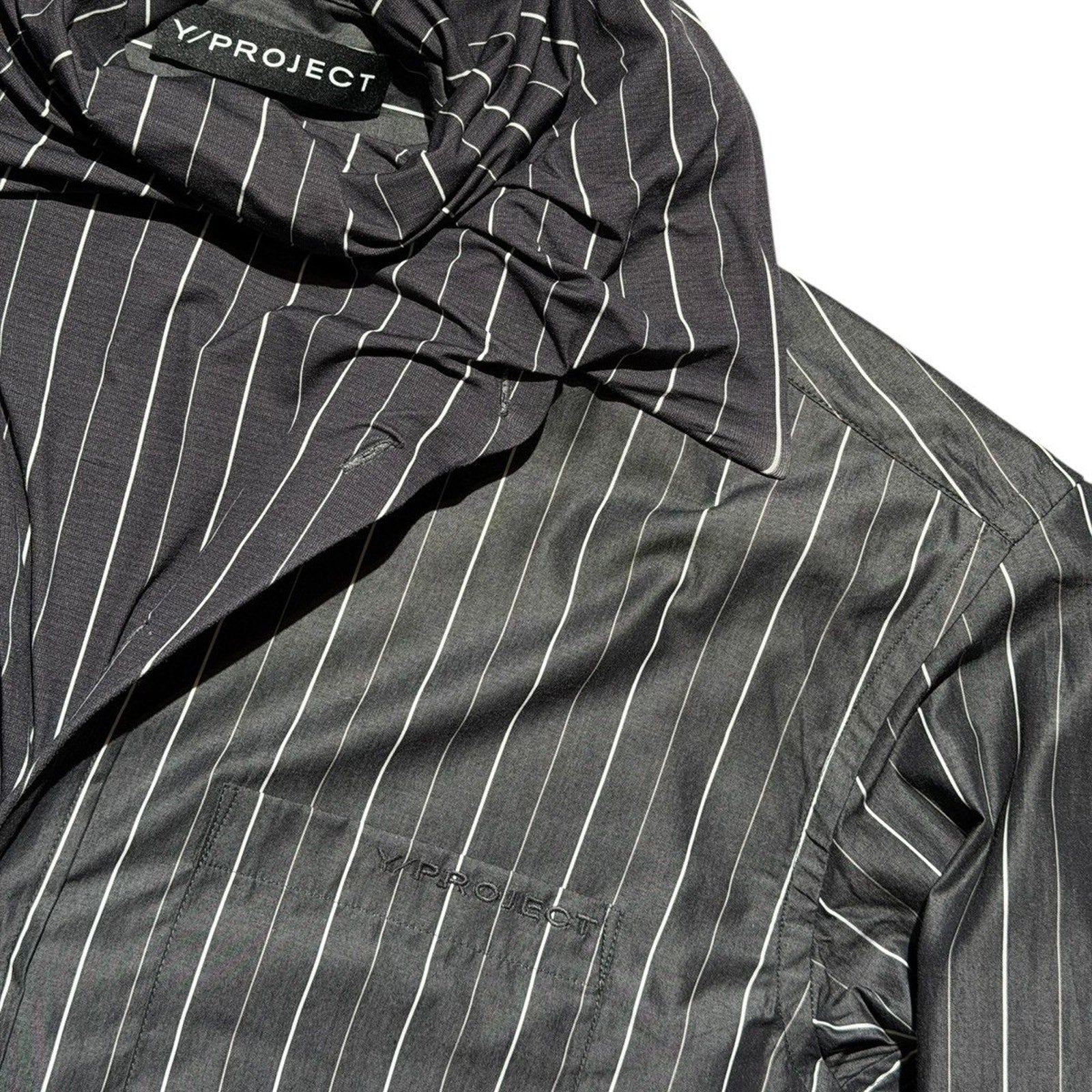 Striped layered shirt