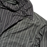 Striped layered shirt