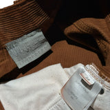 Zippered Flared corduroy pant