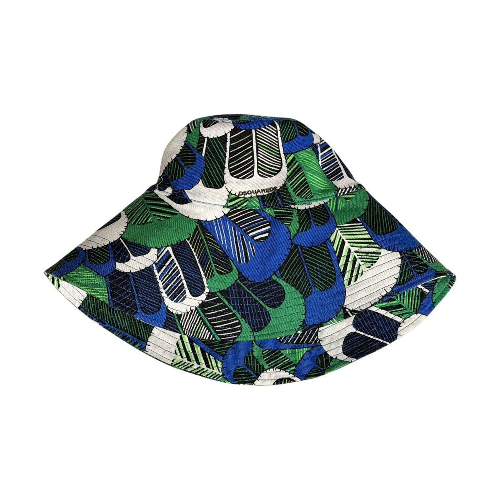 Botanical print bucket hat