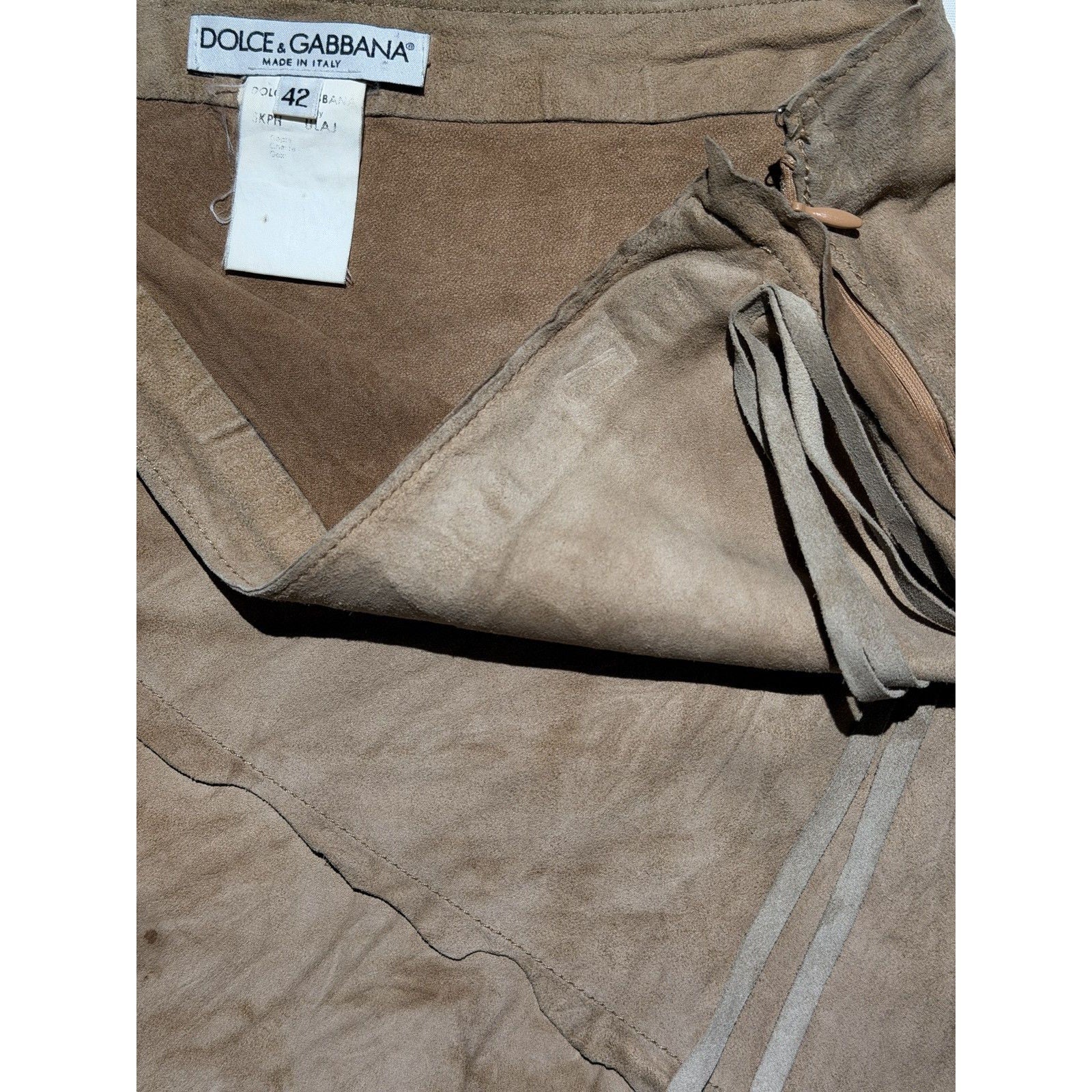 Archive leather maxi skirt