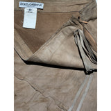 Archive leather maxi skirt