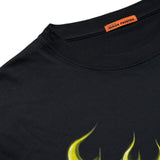 Flaming skull longsleeve