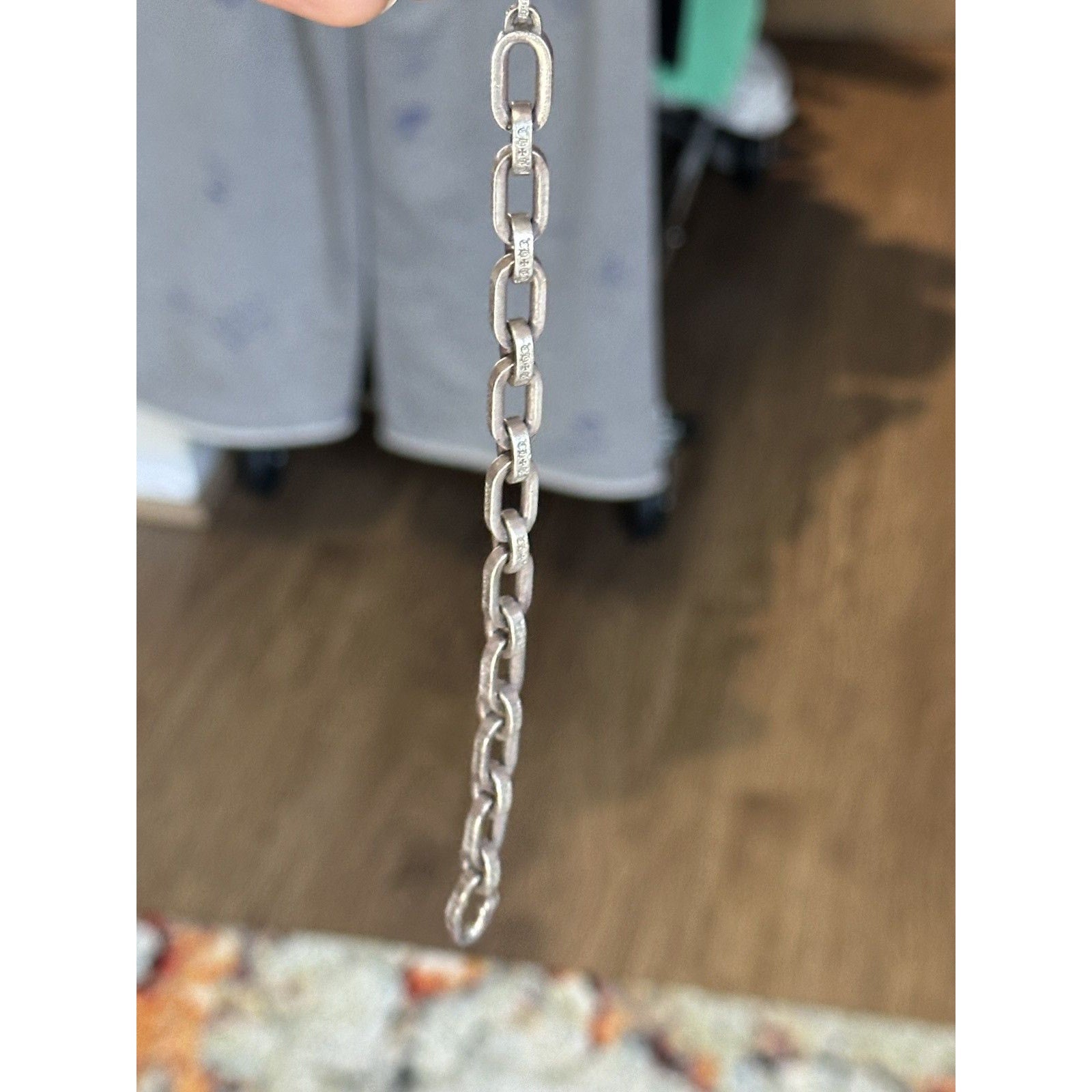 Chrome hearts paper chain bracelet