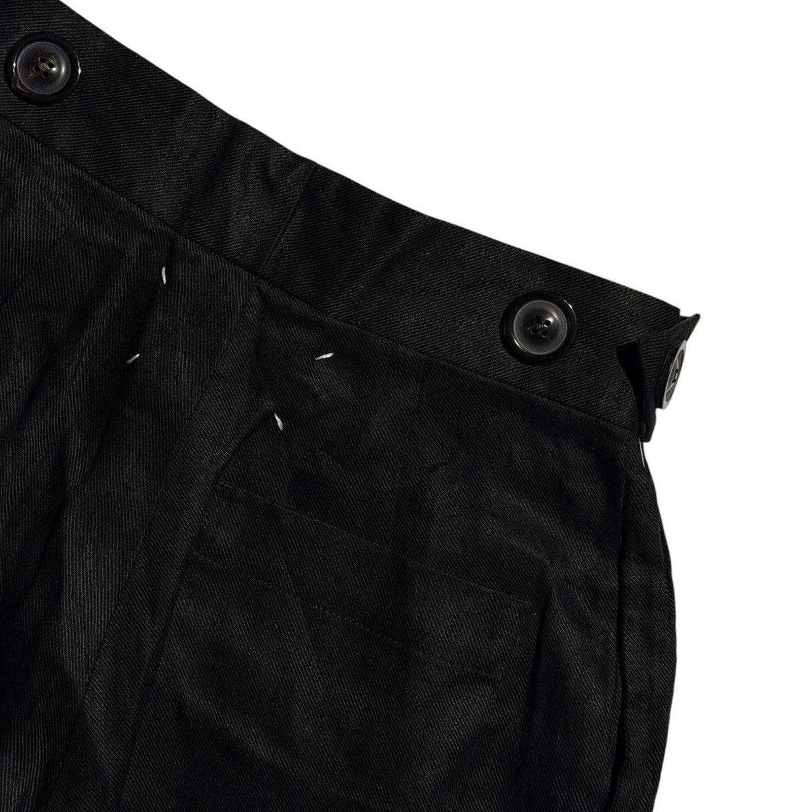 Linen wide leg trouser