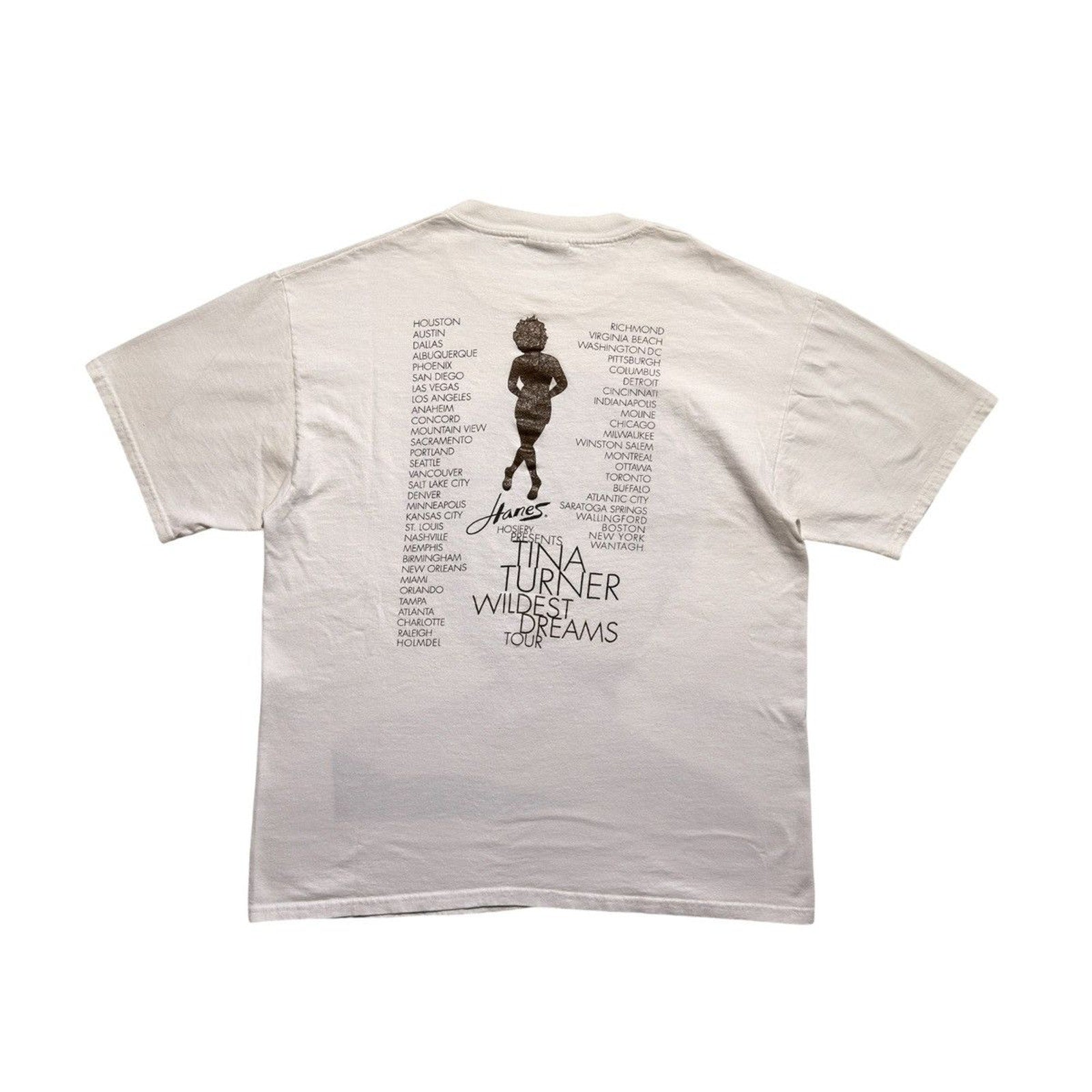 1996 Tina Turner wildest dreams tour tee