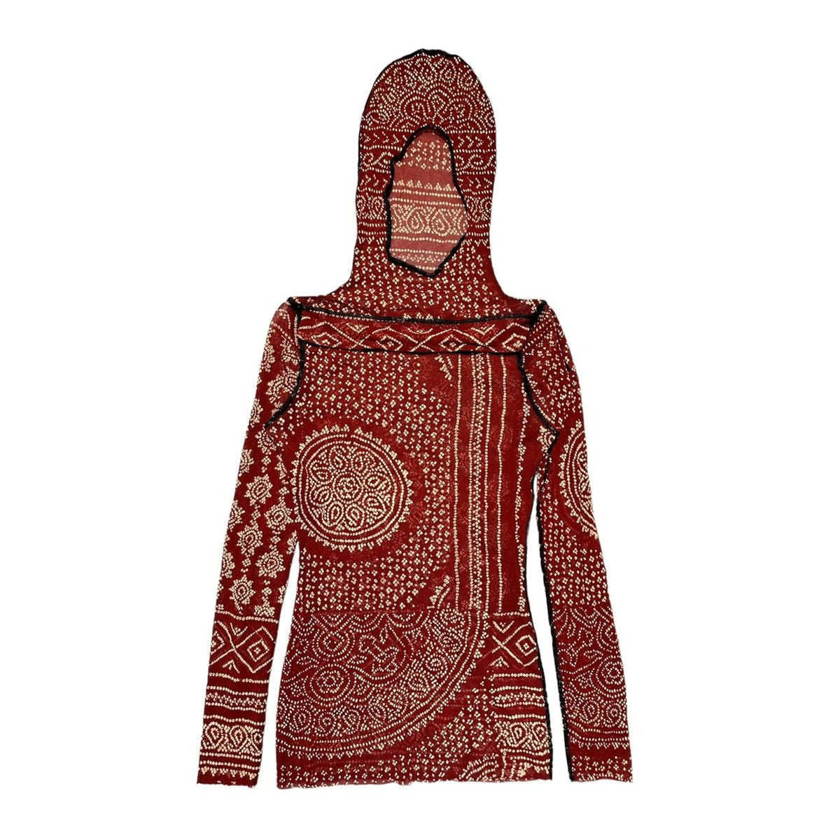 Tribal hooded mesh