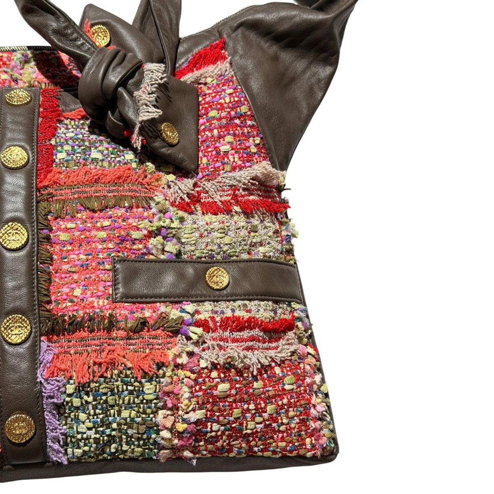 2015 tweed & lambskin girl bag