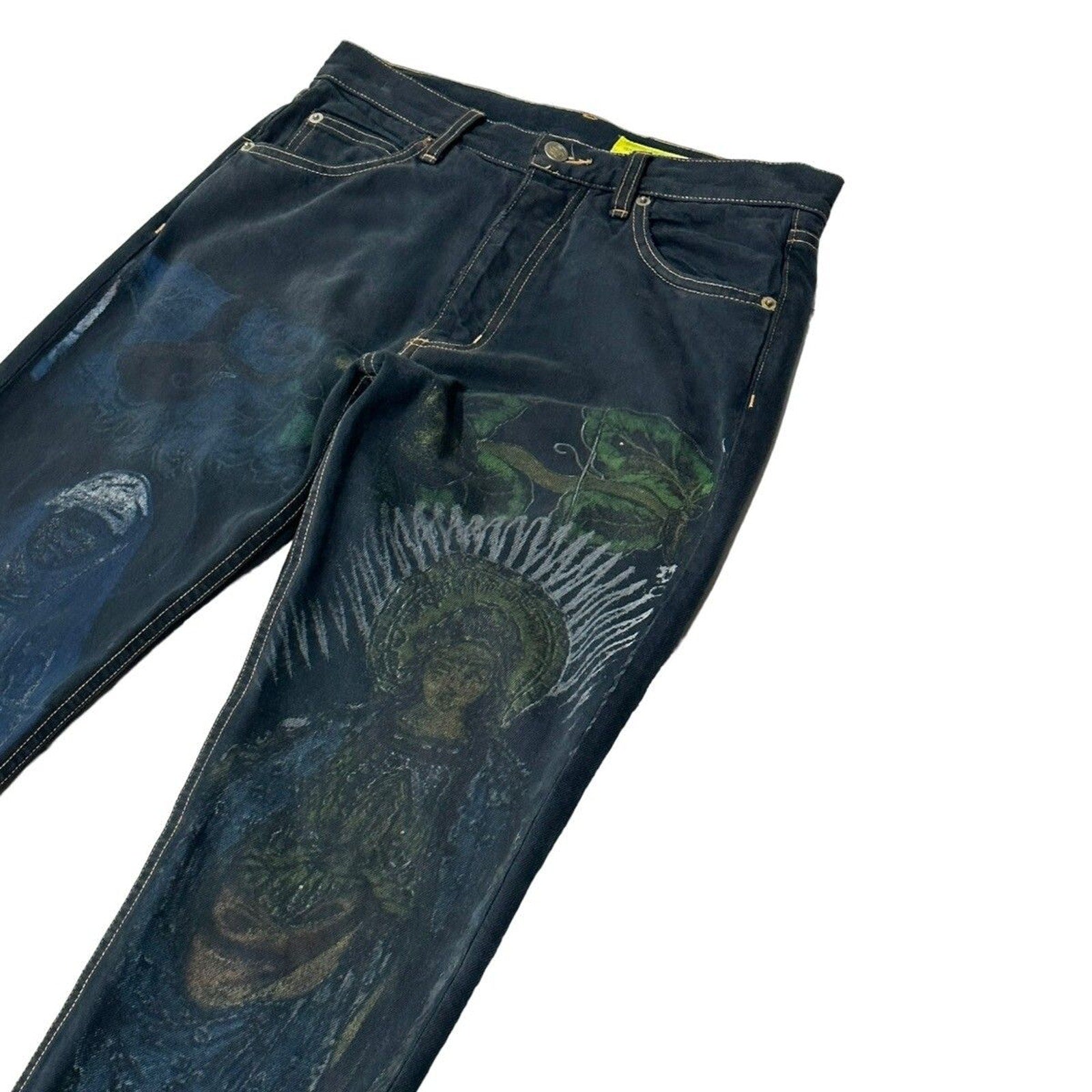 Saint Mary graphic denim