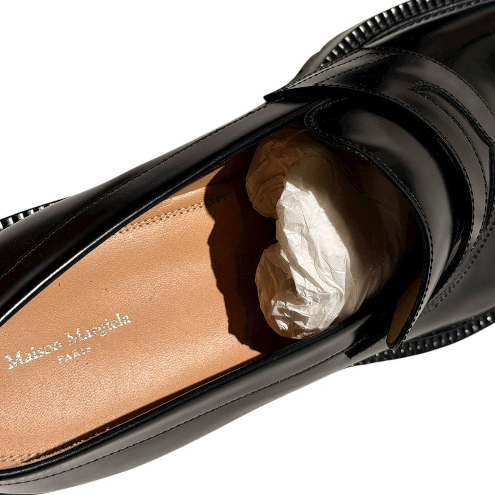 Classic tabi leather slip on loafer