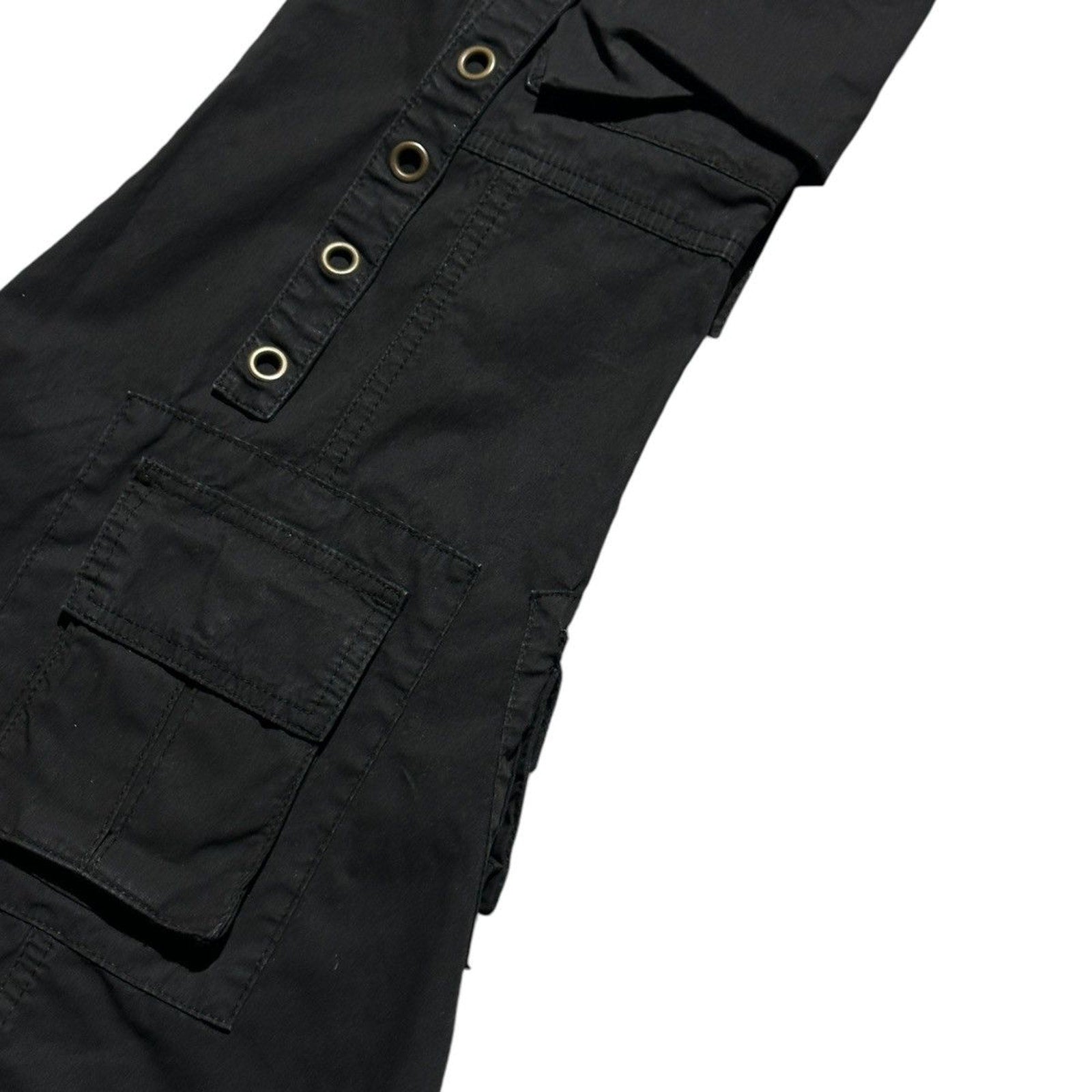 Strap flared pant