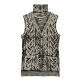 Trompe l’oeil “Knit” illusion Mesh Tank