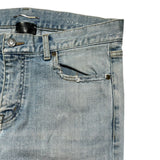 D02 crash distressed denim