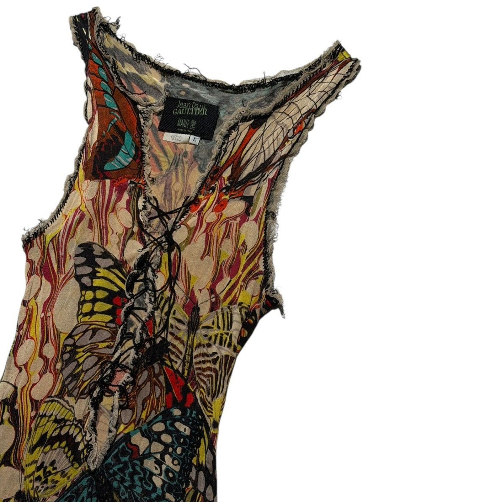 2003 Butterfly lace dress