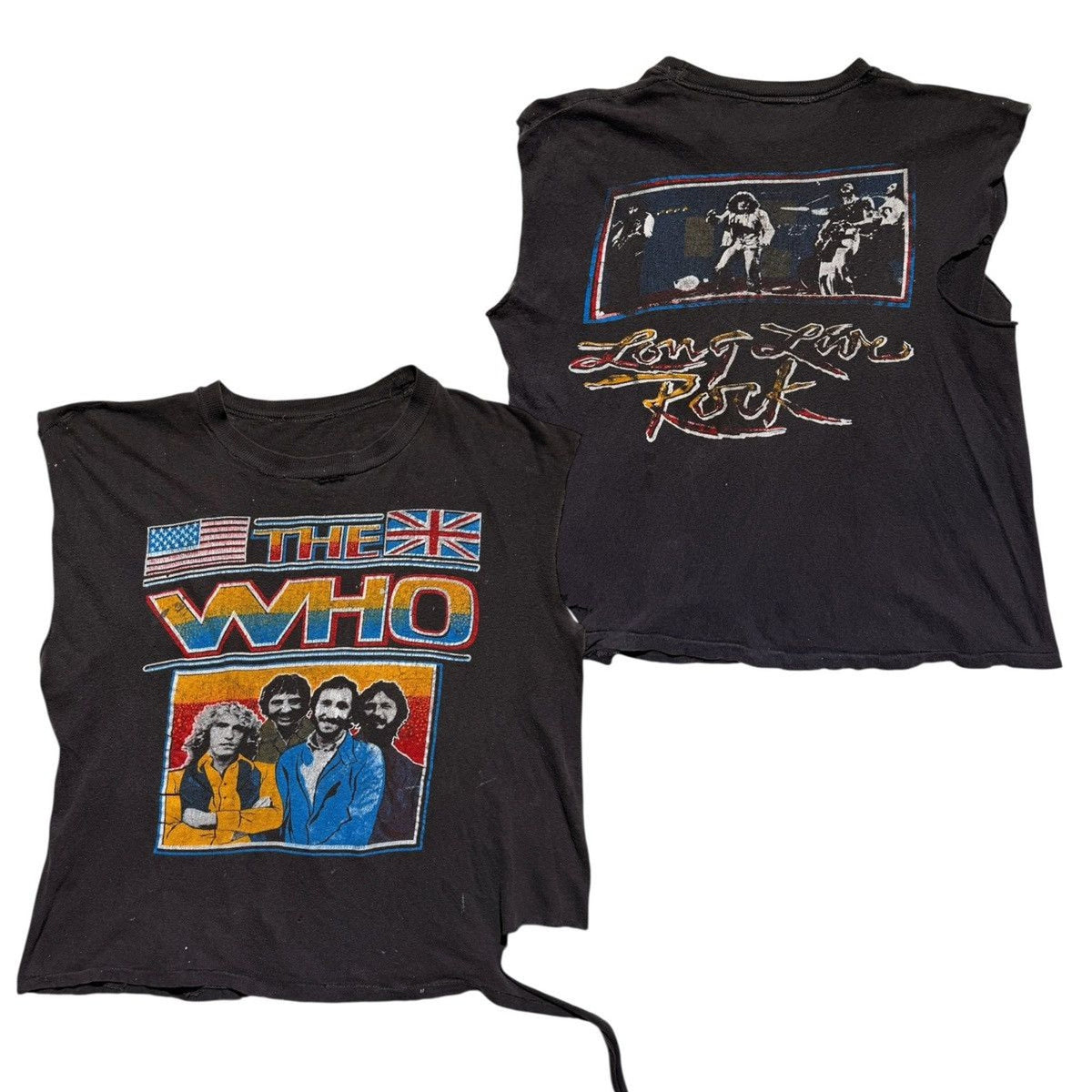 The who “long live rock” vintage tee