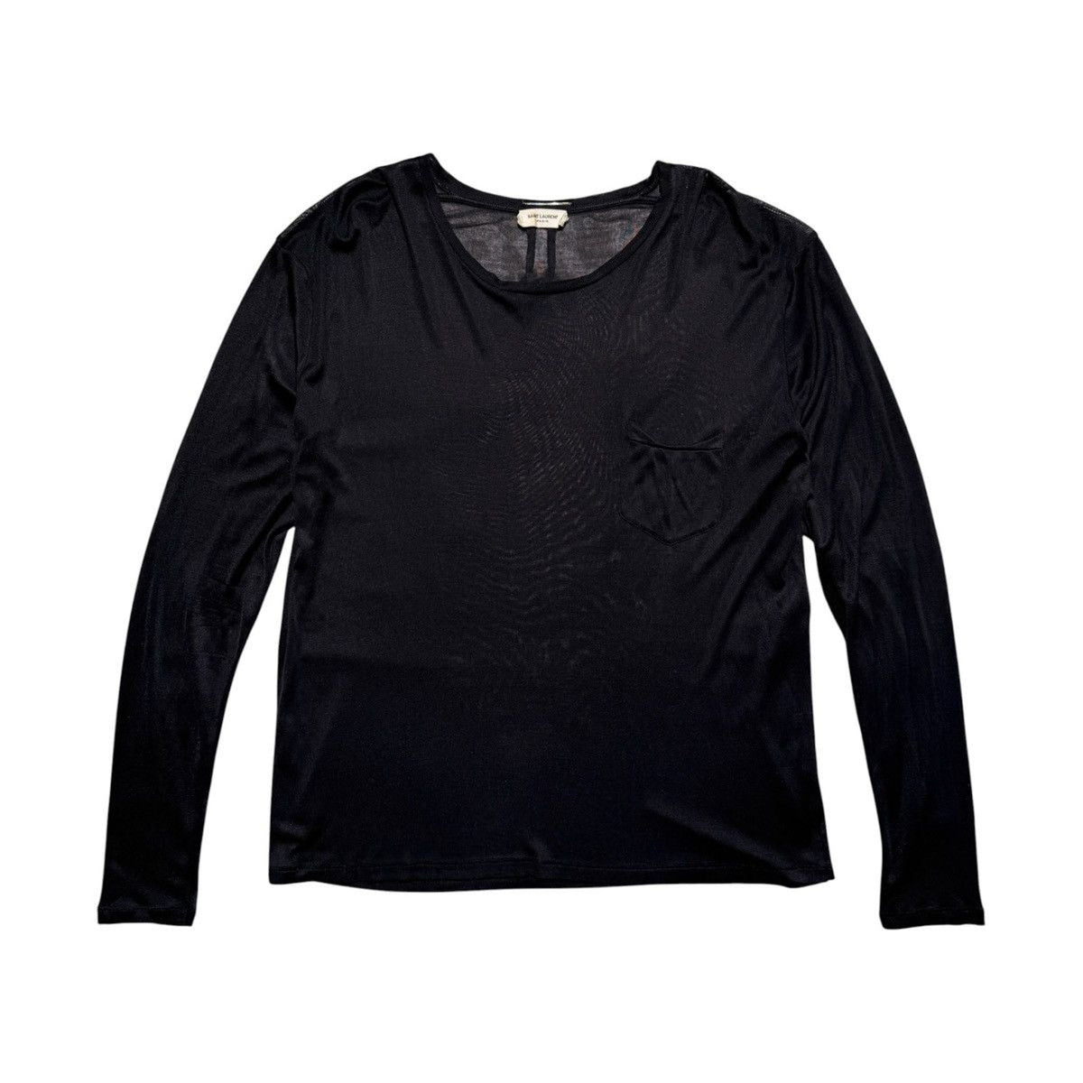 Silk Semi sheer long sleeve