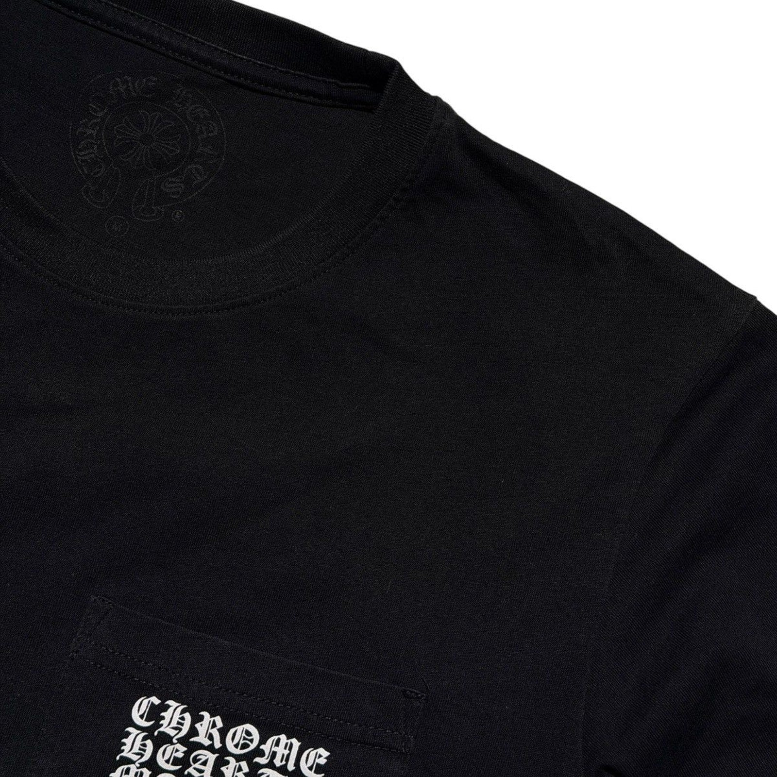 Multi logo graphic pocket tee