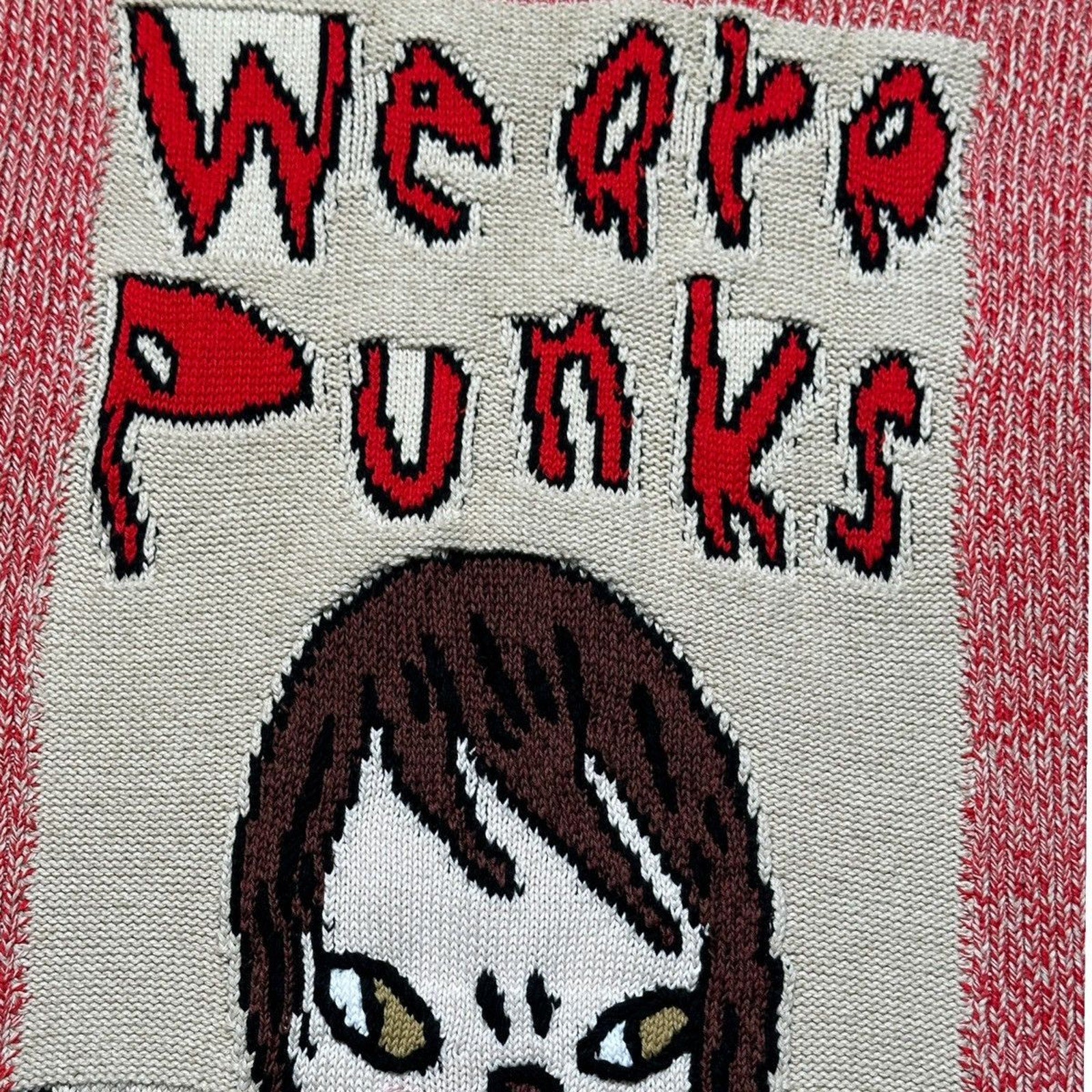 Yoshitomo Nara We are punks knit sweater