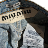 Crystal embellished jeans