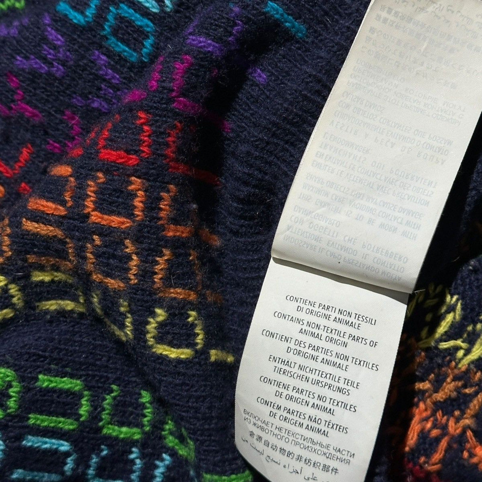 Multicolor Hollywood knitted sweater