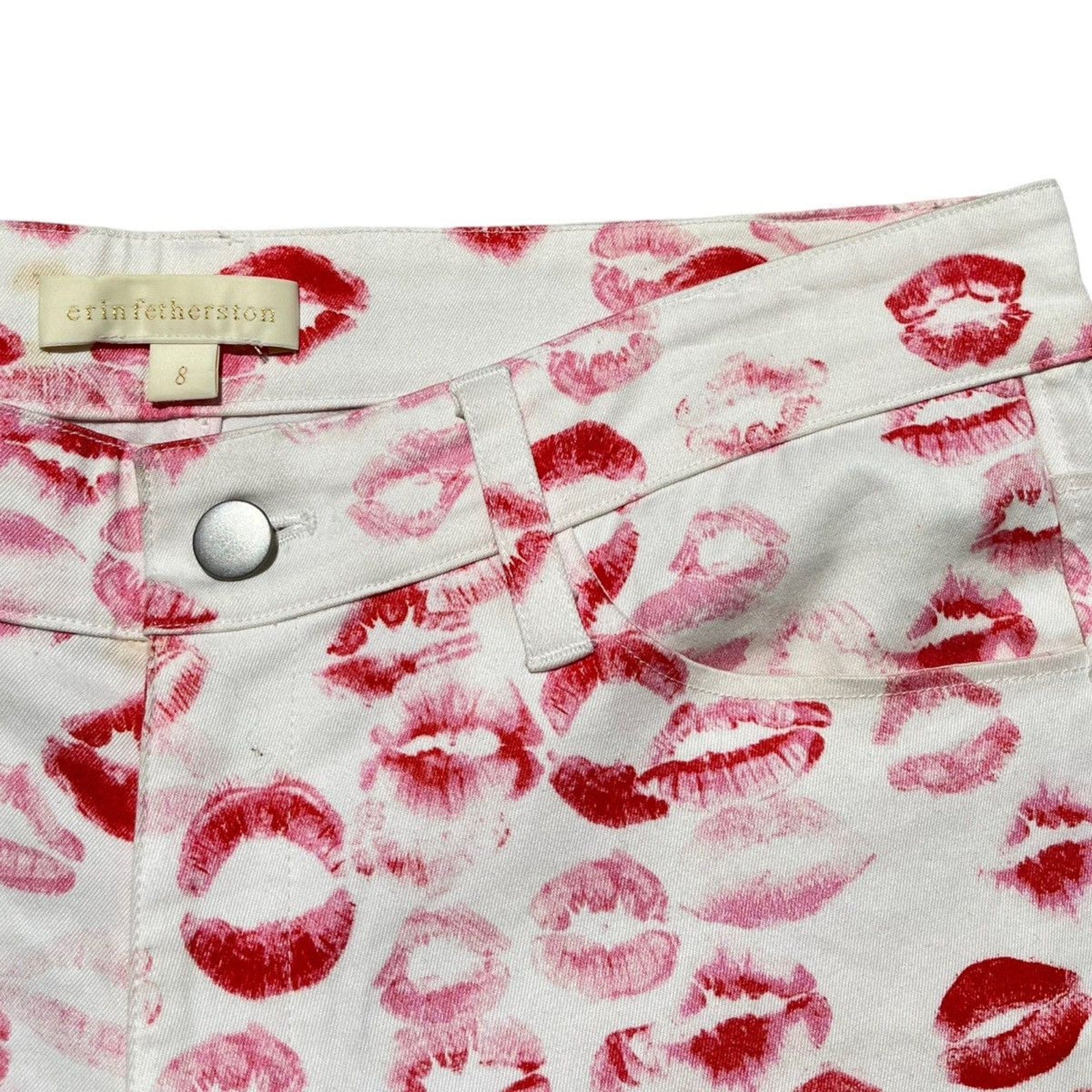 Kiss lip print pant