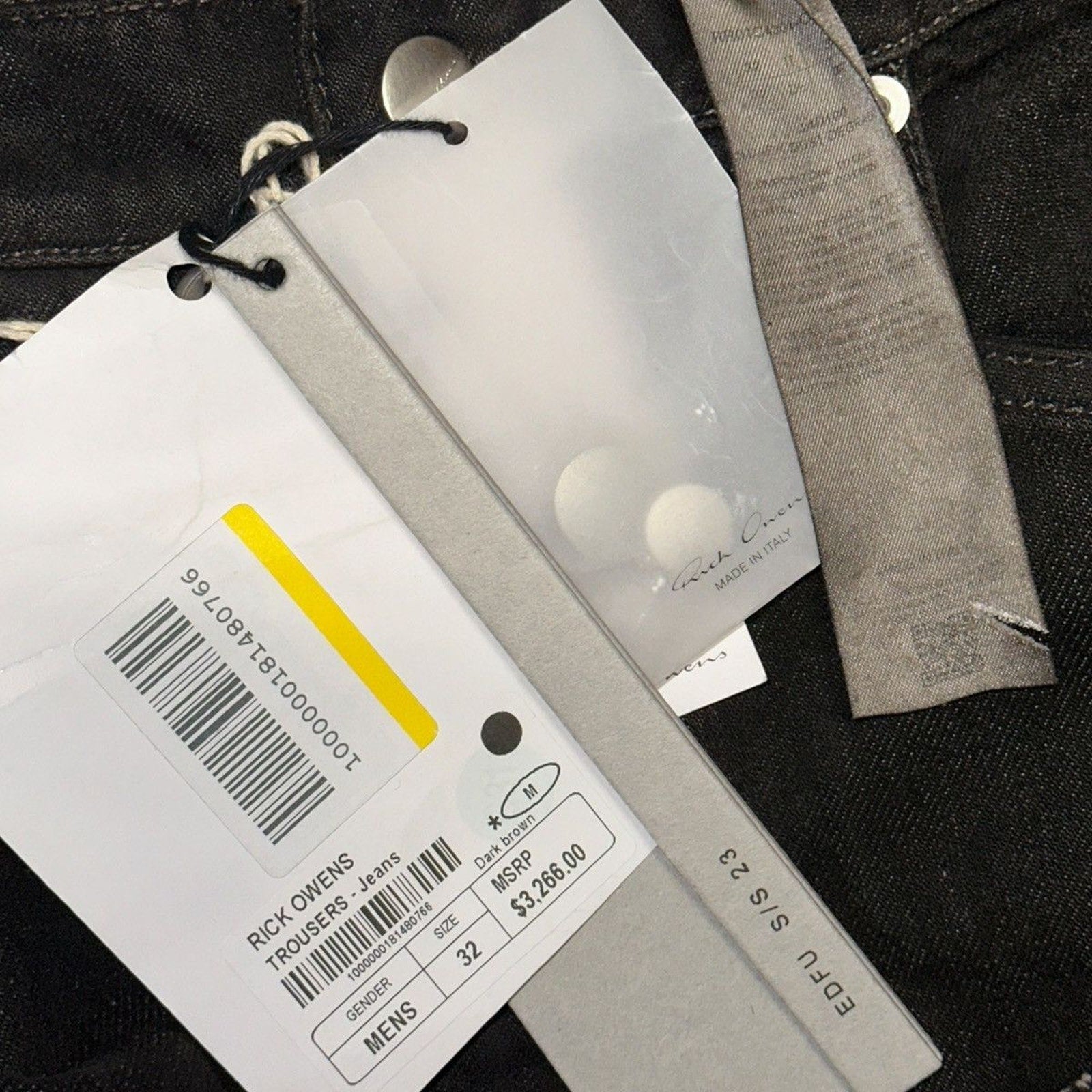 SS23 Sample paneled flare denim