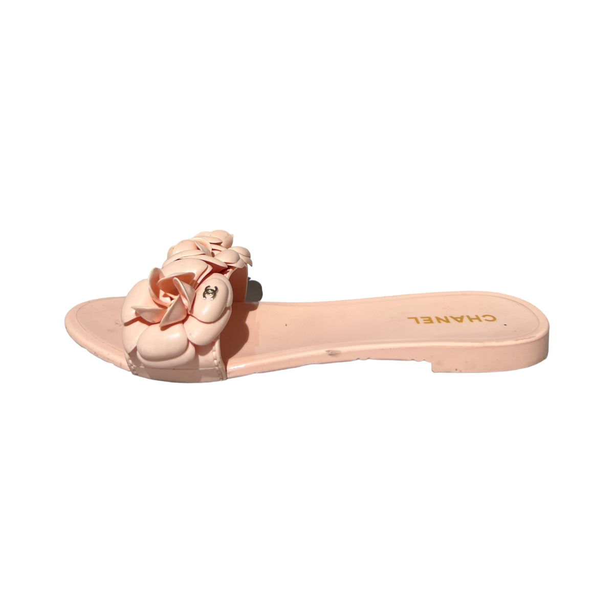 Floral glossy sandal