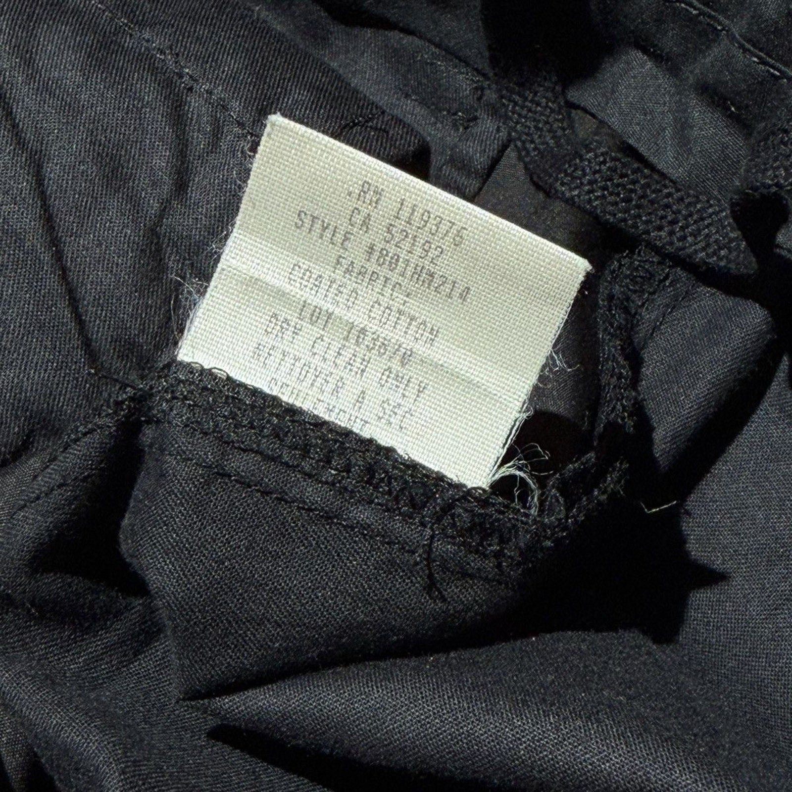 Archive waxed coated shorts