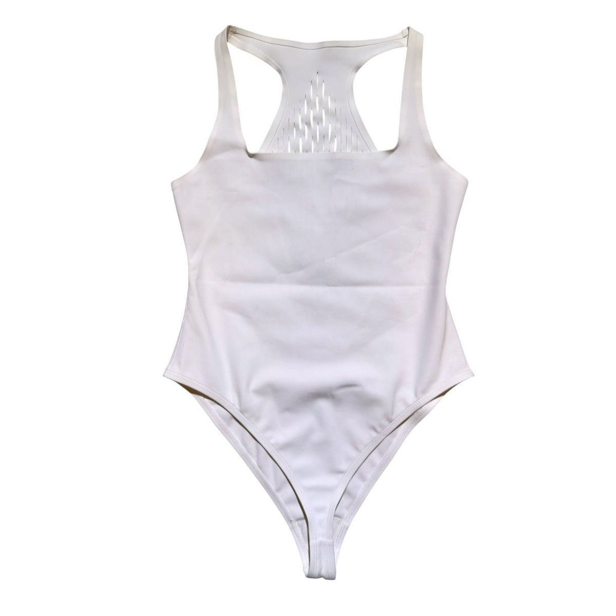 Carbon cutout stretch bodysuit