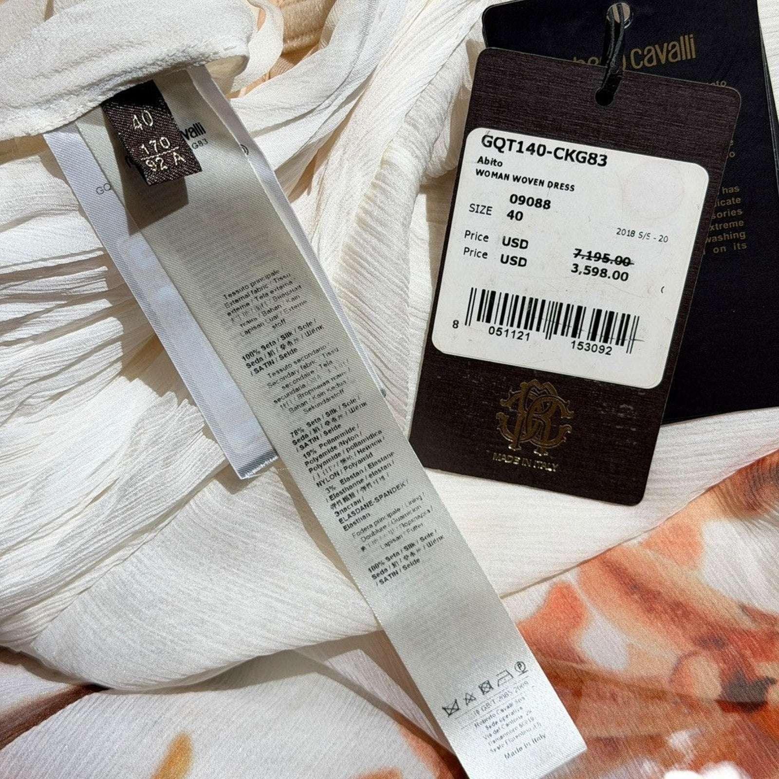 Silk layered abito dress