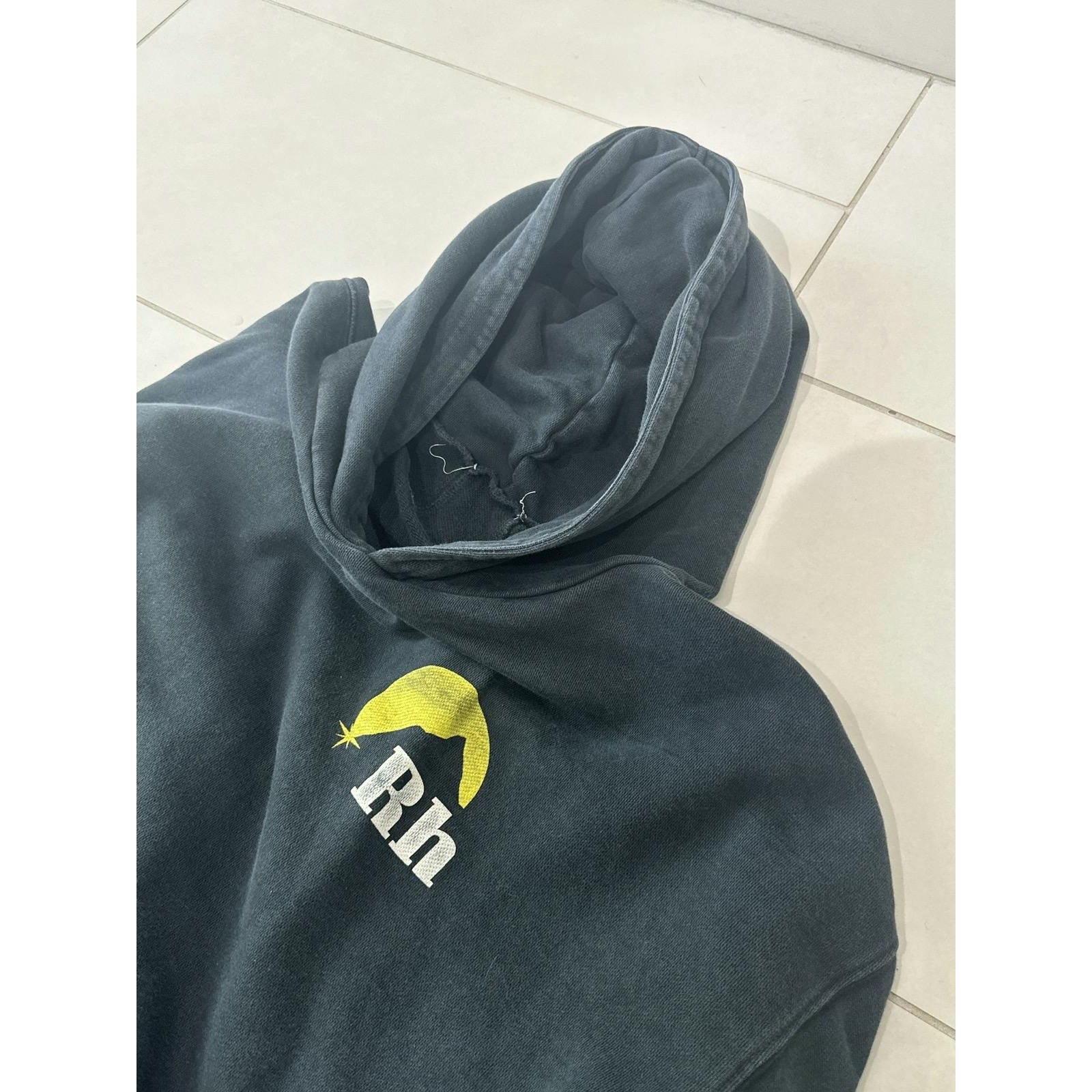 Vintage washed graphic hoodie