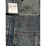 Monogram embossed Workwear denim jacket