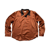 Silky boxy button down
