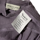 Silk flared sleeve conis blouse