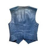 Ostrich leather vest