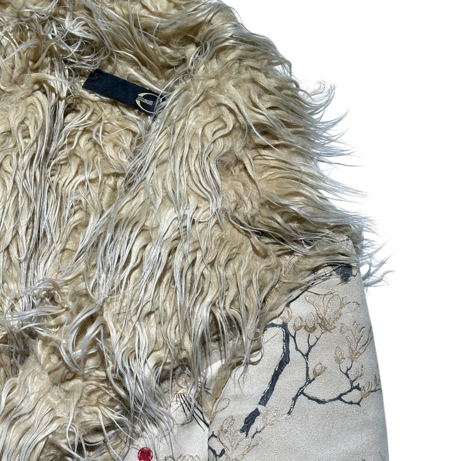 Oriental garden shaggy fur coat