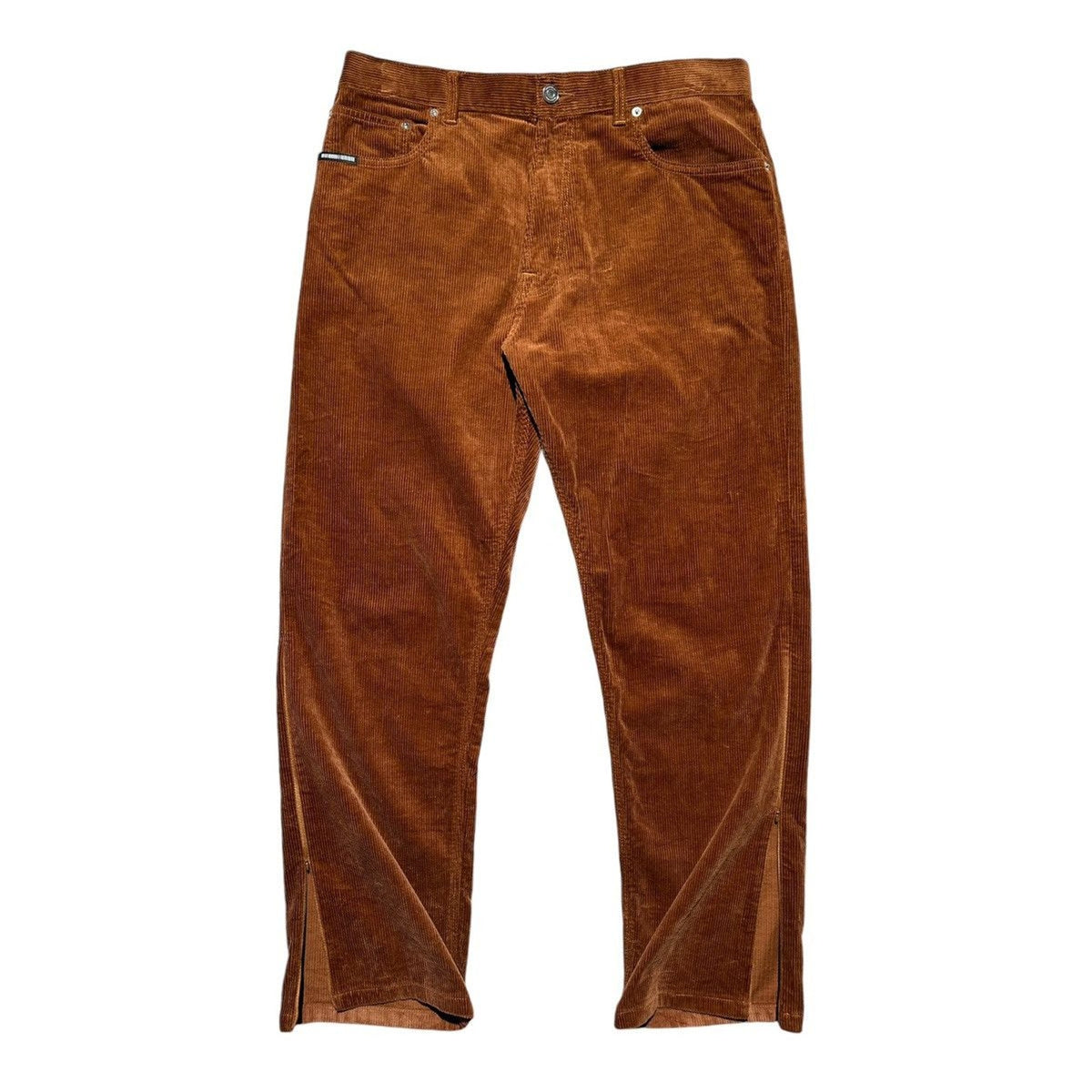 Zippered Flared corduroy pant