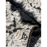 Runway Layered lace studded bodysuit/romper