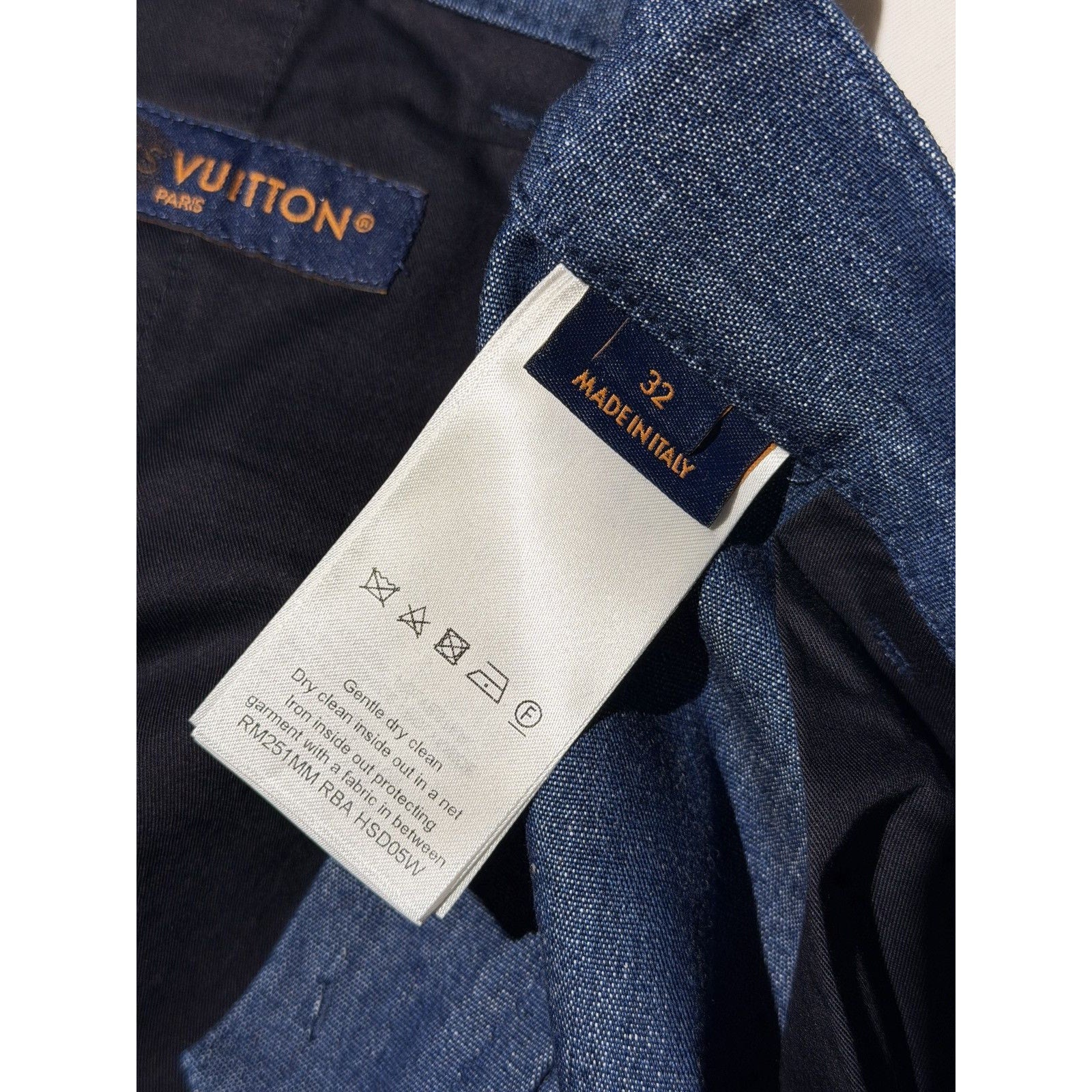 LV blason crystal embellished pant