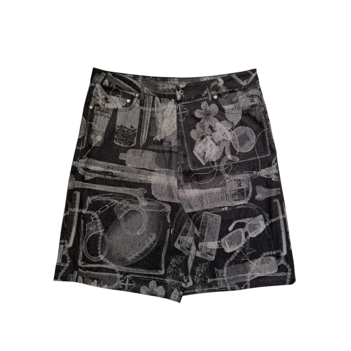 Xray jacquard denim jorts