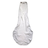 Drapped plunge dress
