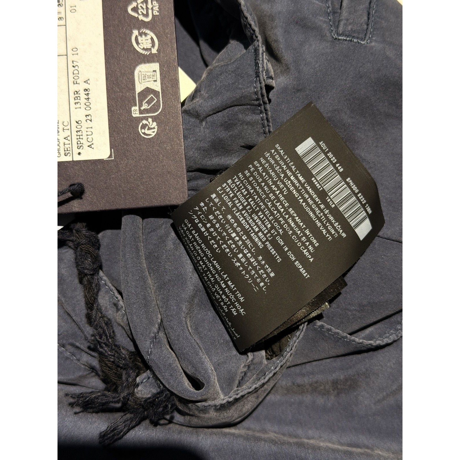 100% pure silk adjustable pant